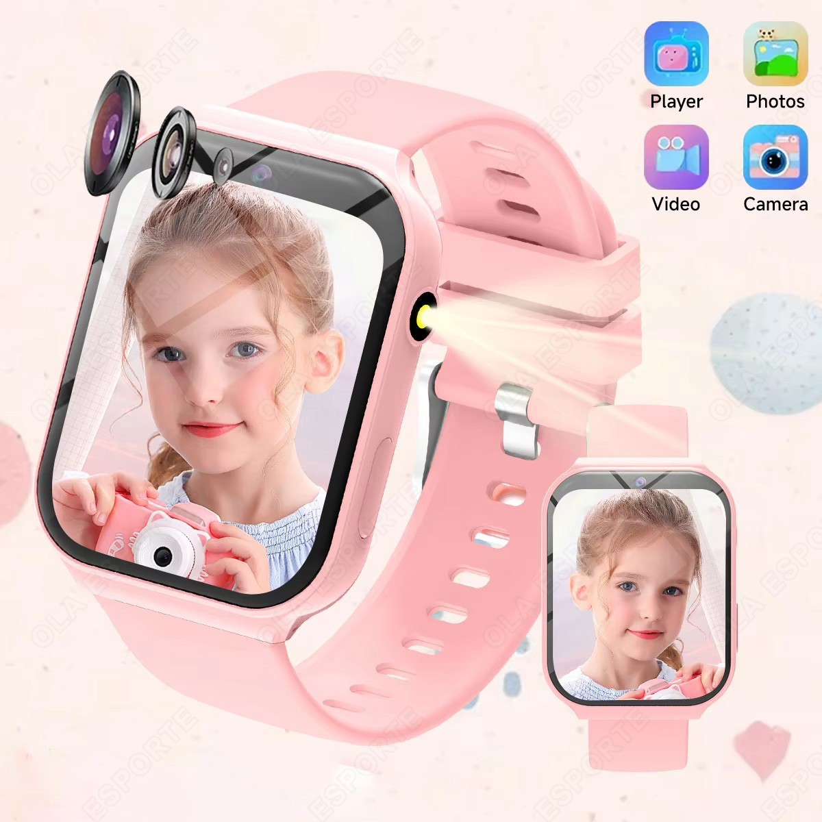 Smartwatch Watches Birthday Gift For Boys - New Smartwatch For Kids HD Camera