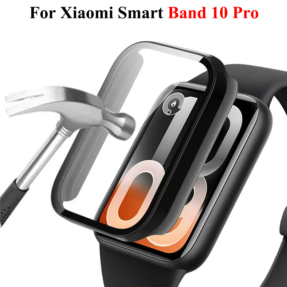 Smartwatch Watches Xiaomi - Glass+Case For Xiaomi Mi Band 10Pro