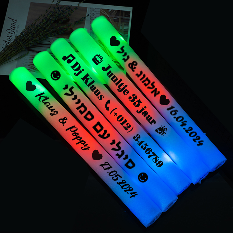 Tritium Gas Tube - 20/30/40/60/80/100/120Pcs RGB LED Glow Bulk Party