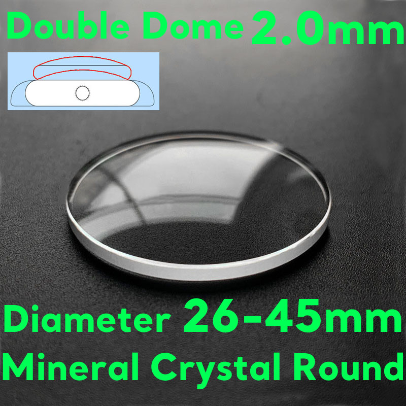 Double Dome 2.0mm Thickness Mi - Watch Crystal Replacement 评论和价格