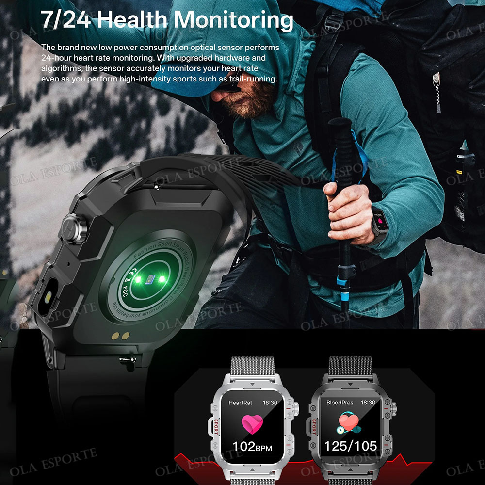 2026 New Rugged Military GPS S - Smartwatch Rugged Watches For Men 评论和价格