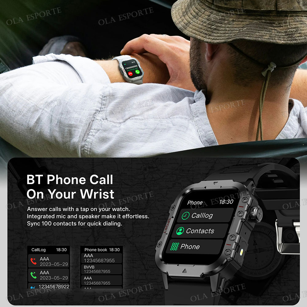2026 New Rugged Military GPS S - Smartwatch Rugged Watches For Men 评论和价格