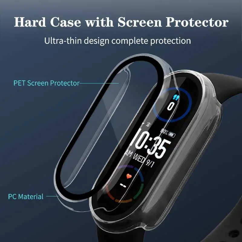 Tempered Glass+PC Case For Xia - Smartwatch Watches Xiaomi 评论和价格