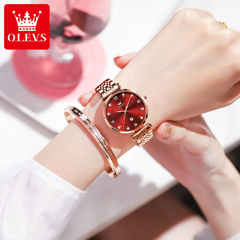 OLEVS Women Watches Luxury Sim - Anti-Magnetic Watch 评论和价格