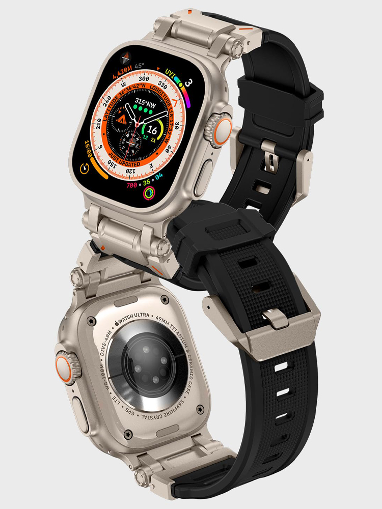 Silicone Strap For Apple Watch - Smartwatch Rugged Watches For Men 评论和价格
