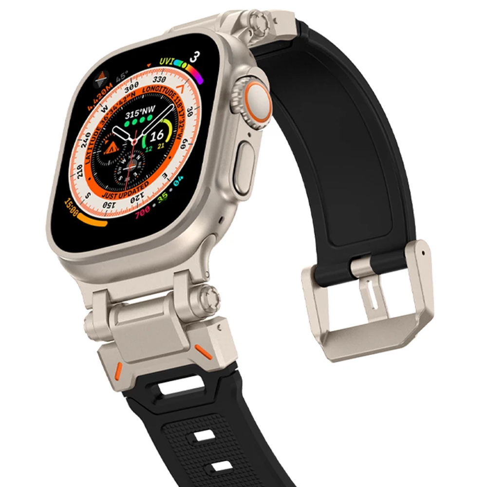 Silicone Strap For Apple Watch - Smartwatch Rugged Watches For Men 评论和价格