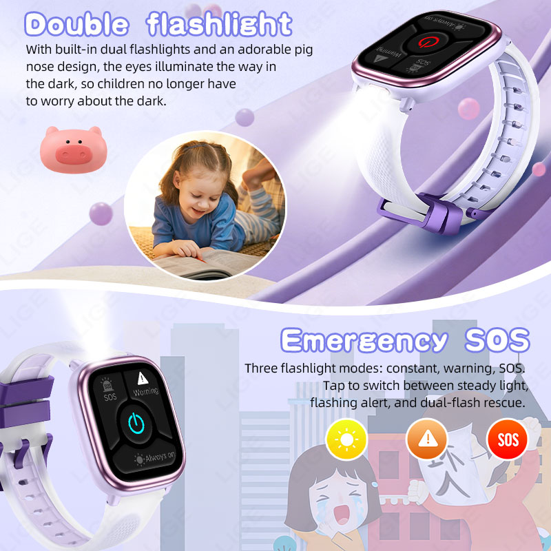 LIGE 2026 New Children Learnin - Smartwatch Watches For Girls Kids 评论和价格
