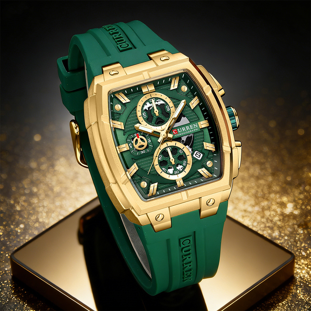 CURREN Luxury Vintage Watch fo - Chronograph Sport Watch 评论和价格