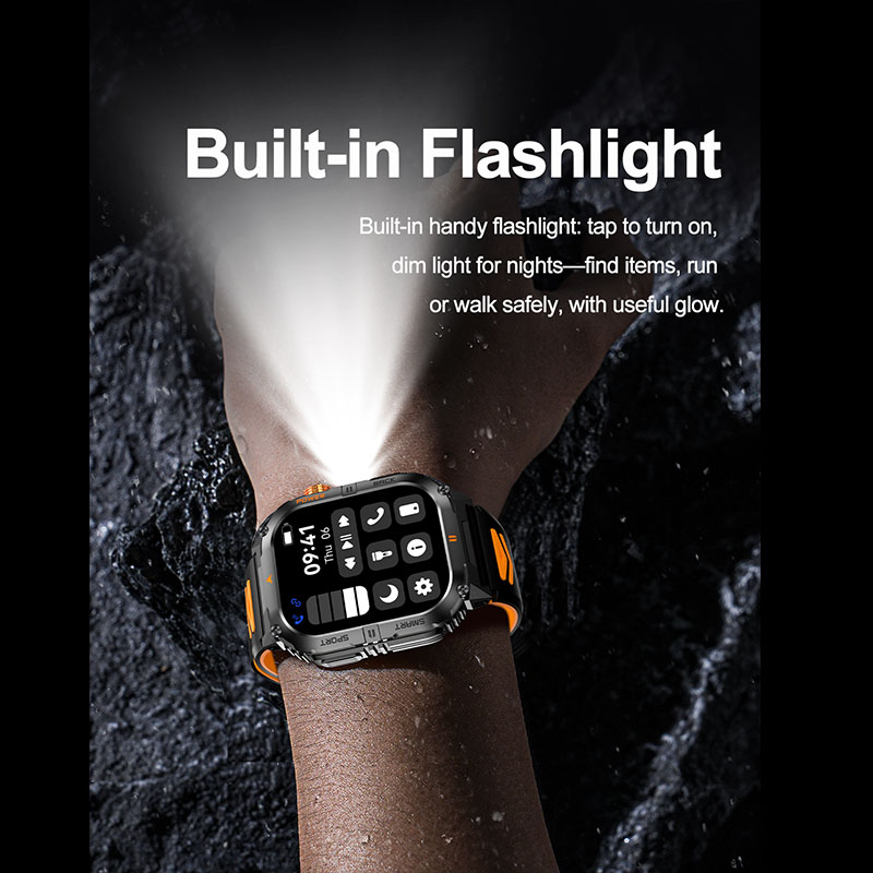 Large 1000mAh Battery Mens Out - Smartwatch Rugged Watches For Men 评论和价格