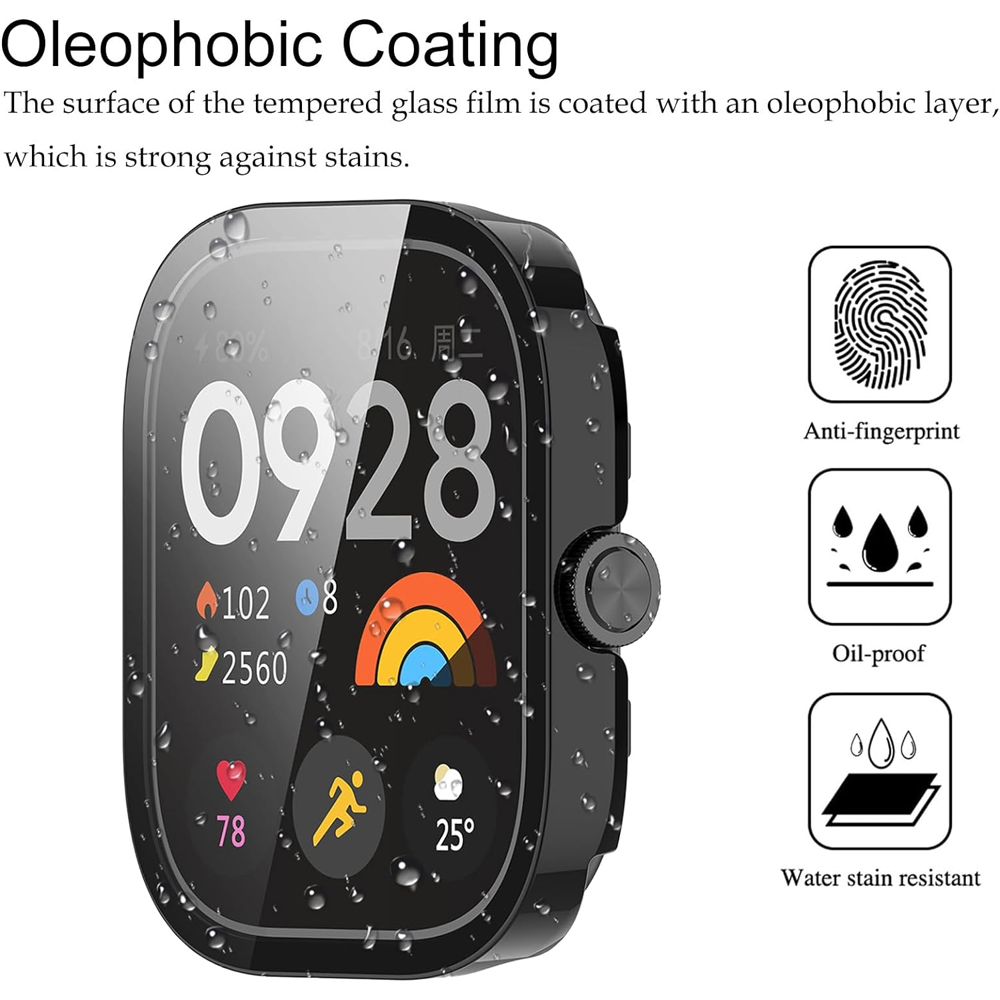 Tempered Glass+Case For Xiaomi - Smartwatch Watches Xiaomi 评论和价格