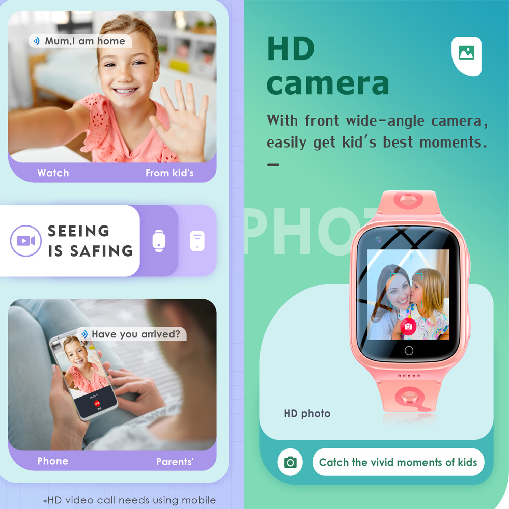 4G Smart Watch Kids GPS WiFi V - Smartwatch Watches For Girls Kids 评论和价格