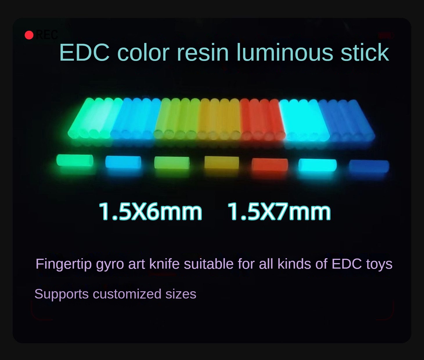 Not tritium 1.5 × 6mm 1.5 x 7m - Tritium Gas Tube 评论和价格