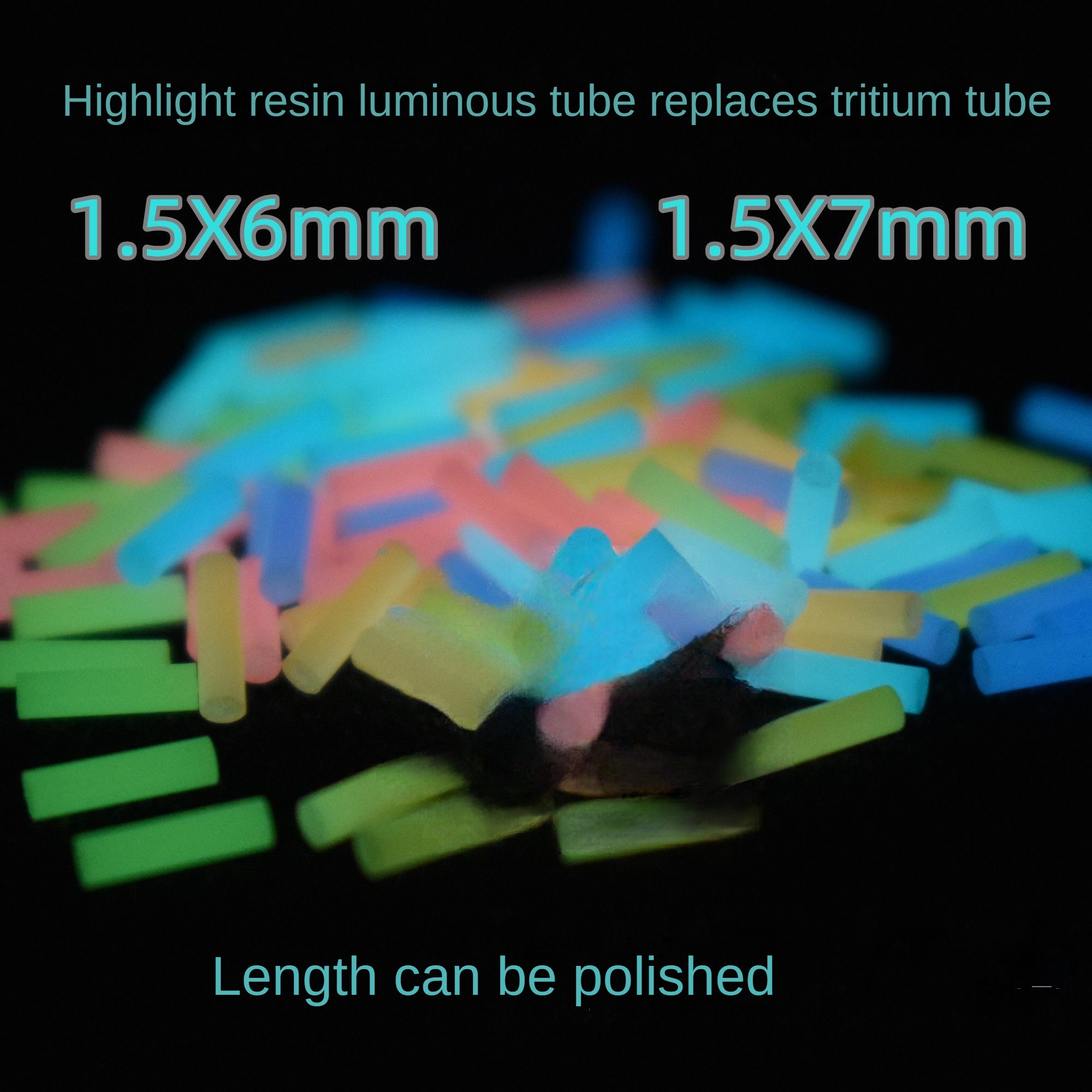 Not tritium 1.5 × 6mm 1.5 x 7m - Tritium Gas Tube 评论和价格