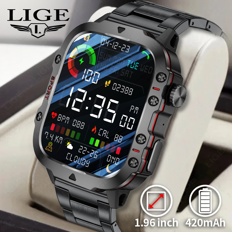 2026 Rugged Military Fitness S - Smartwatch Rugged Watches For Men 评论和价格