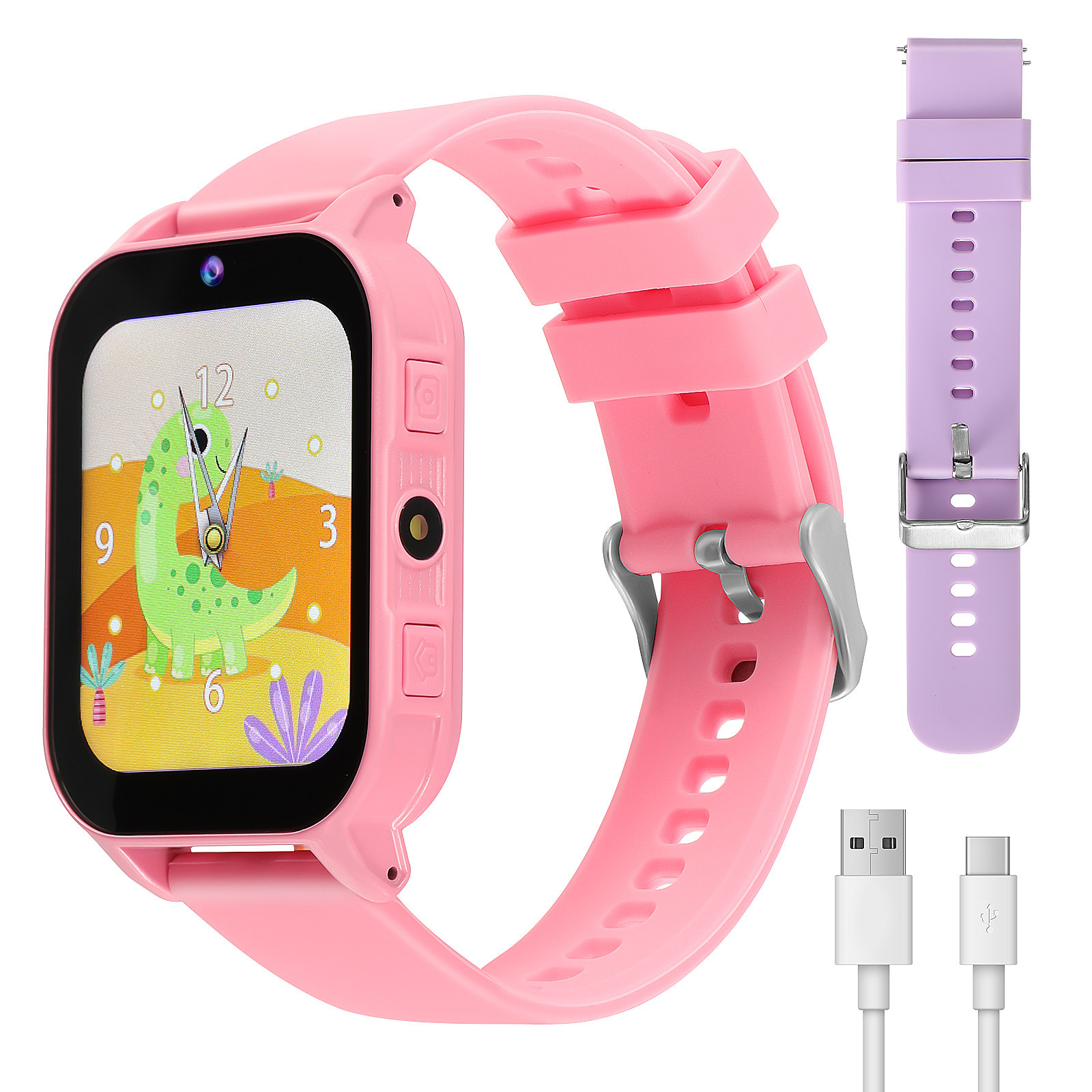 Kids Smart Watch with Games Di - Smartwatch Pink Watches For Kids 评论和价格