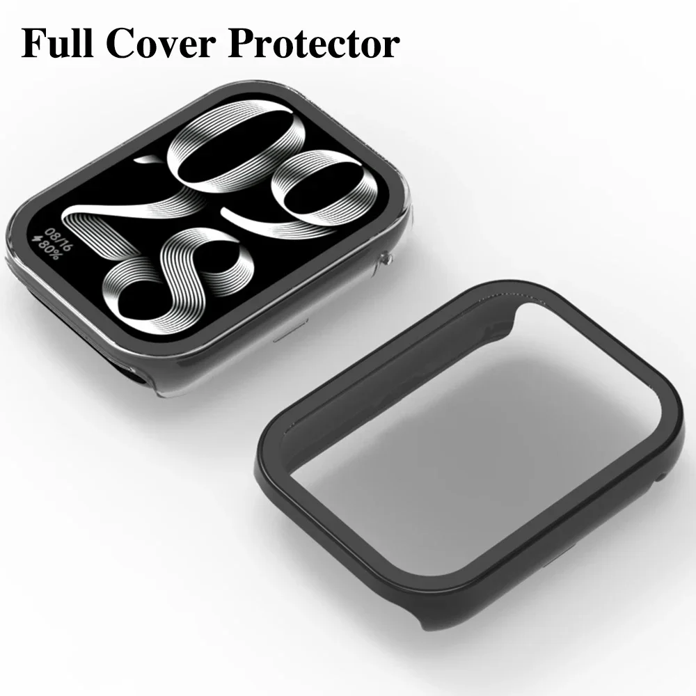 Glass+Case For Xiaomi Mi Band  - Smartwatch Watches Xiaomi 评论和价格