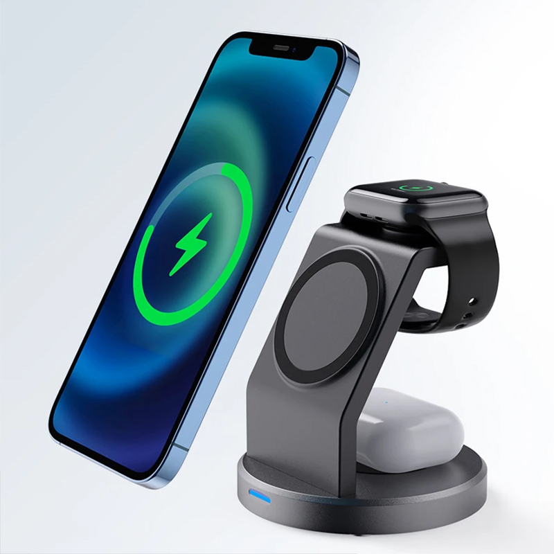 3 In 1 Wireless Charger Stand  - Smartwatch Phone Watches 评论和价格