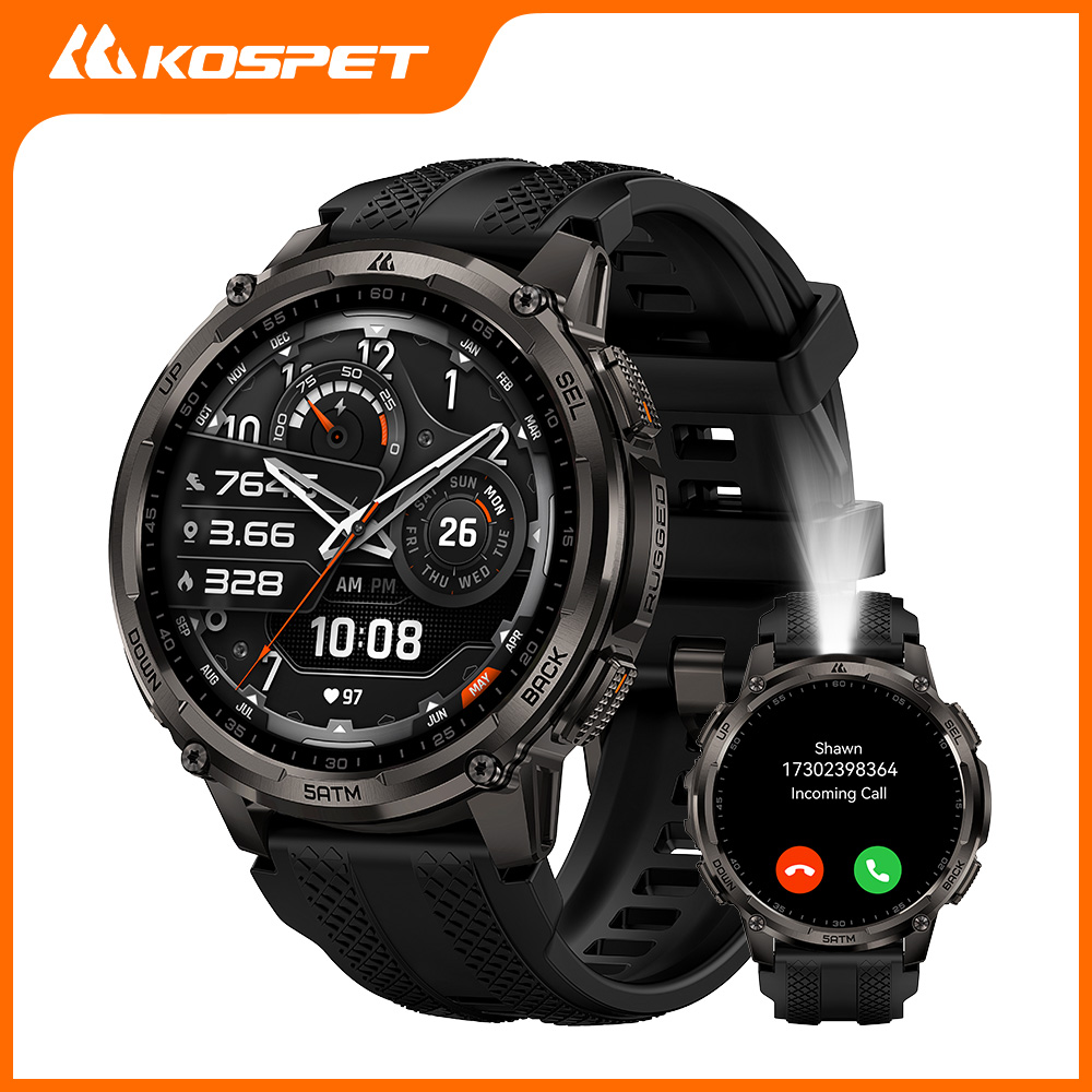 KOSPET TANK T4C Smartwatch Men - Smartwatch Rugged Watches For Men 评论和价格
