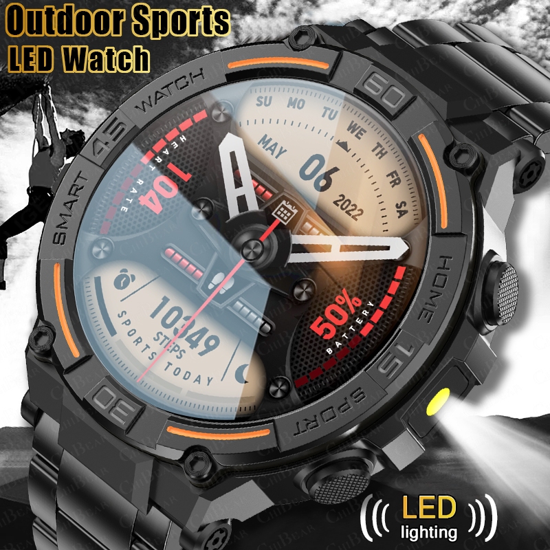 Outdoor Military Rugged Smartw - Smartwatch Rugged Watches For Men 评论和价格