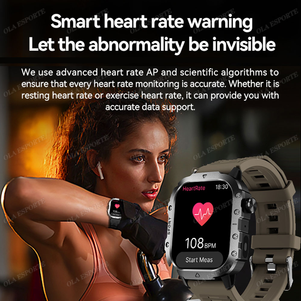 New Rugged Military Flashlight - Smartwatch Rugged Watches For Men 评论和价格