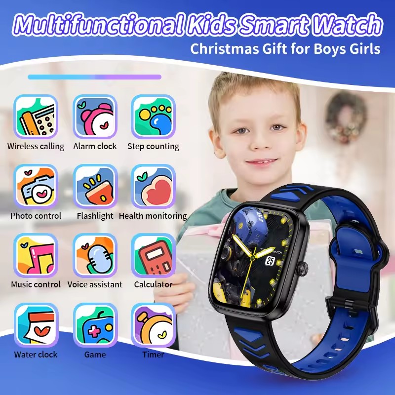 Children Boys Girls Present Sm - Smartwatch Watches For Girls Kids 评论和价格