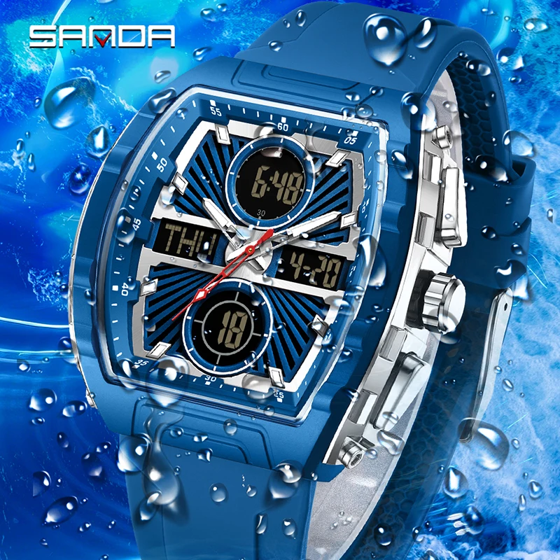 SANDA New Fashion Trend Men's  - Smartwatch Trending Watches For Men 评论和价格