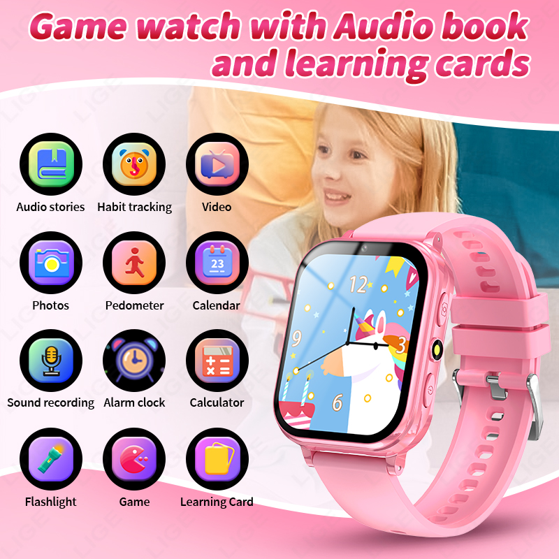LIGE Children's Smart Watch Gi - Smartwatch Watches For Girls Kids 评论和价格