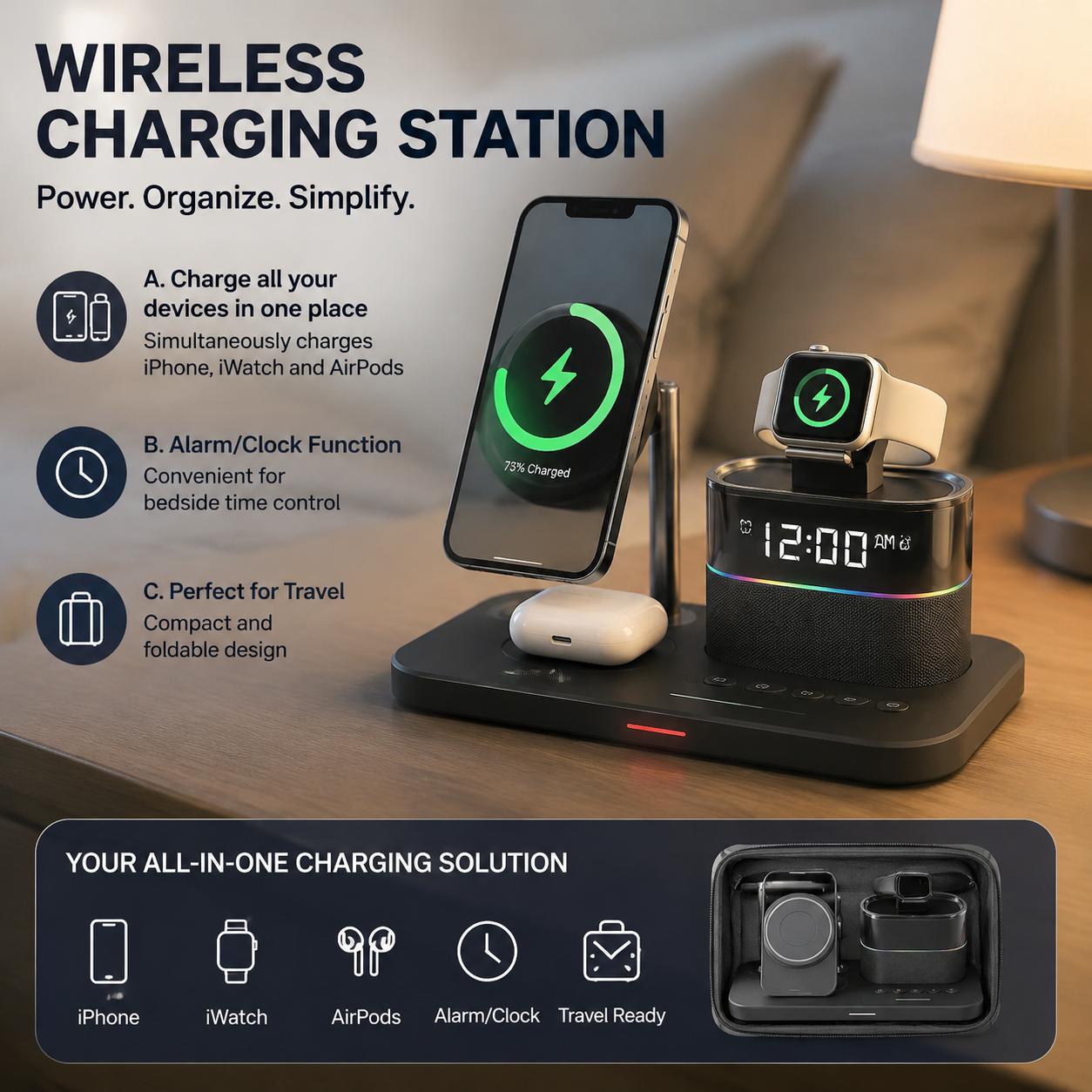 Magnetic Wireless Charging Sta - Smartwatch Phone Watches 评论和价格