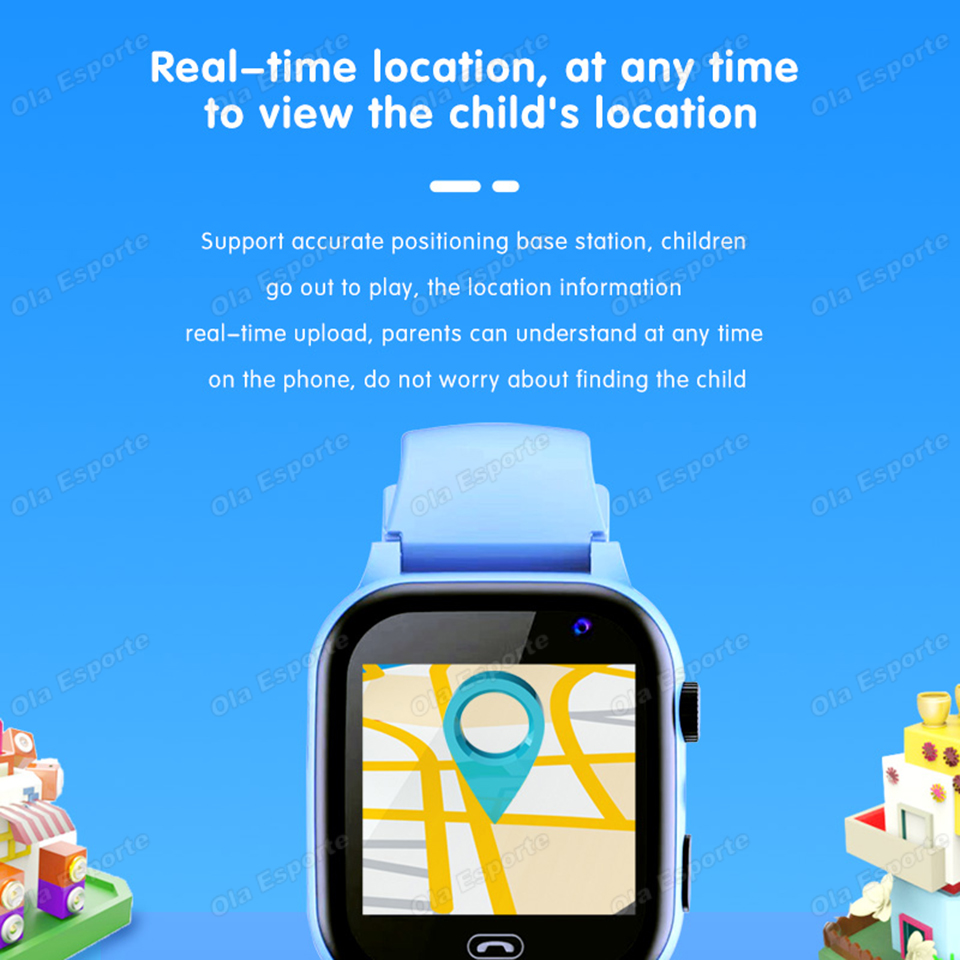 2027 Kids 5G Smart Watch GPS S - Smartwatch Watches For Girls Kids 评论和价格