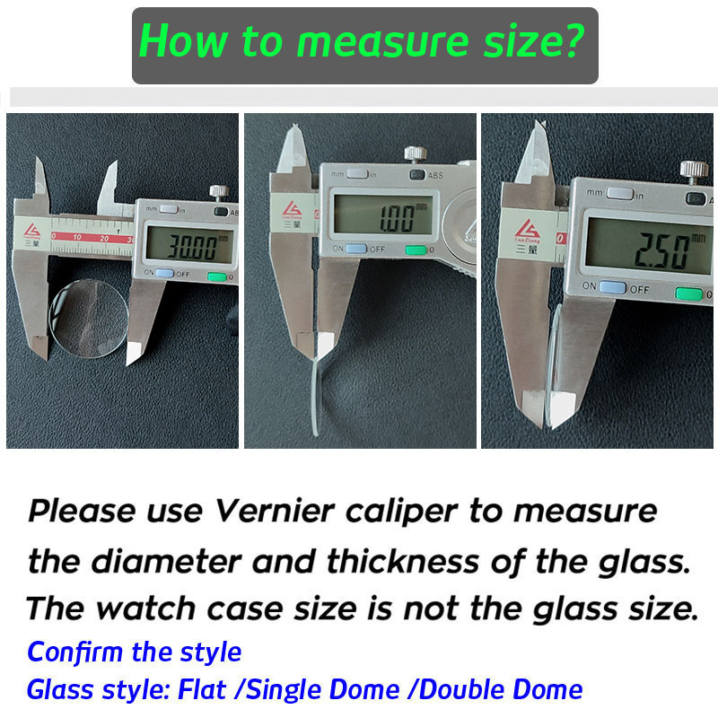 1mm Thick Round Single Dome Co - Watch Crystal Replacement 评论和价格